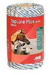 AKO TopLine Plus schrikdraad wit/blauw 3x0.30 TriCond, 200m
