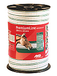 AKO PremiumLine schriklint wit/groen 2cm-200m