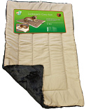 Ligkussen Cozy Duo beige/zwart