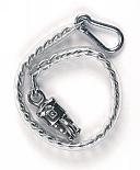 Vastzetketting pvc omtrokken, 70cm