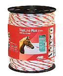 AKO TopLine Plus schrikkoord wit/rood 6mm-200m TriCOND