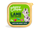 Edgard & Cooper kattenvoer Adult Lam & Kip Paté 85 gr