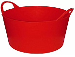 Kuip rood 10l flexibel