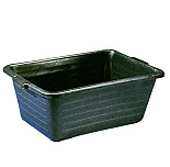 Speciekuip RECHTHOEKIG, zwart 60L.