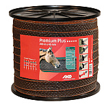 AKO Premium Plus schriklint BRUIN/ORANJE 4cm-200m