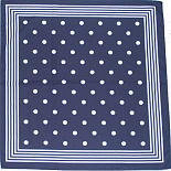 Boerenzakdoek blauw 63x63cm