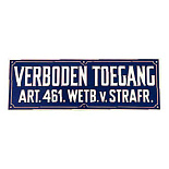 Bordje (verboden toegang)