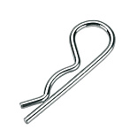 Borgveer enkel, verzinkt, 2mm