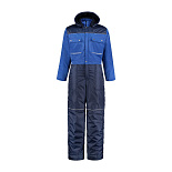 Doorwerk-/ winteroverall marine/korenblauw -60