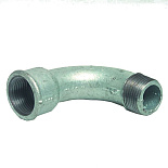 Lange bocht 90°, bi. x bu. 1/2