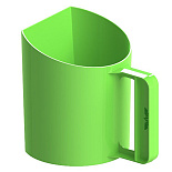 Meelschep-/ voerschep 1kg (bekermodel) - GROEN