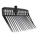 Vijgenvork kunststof -MM- -ZWART-, los