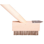 Onkruidborstel -MM- + krabber, met steel 140cm