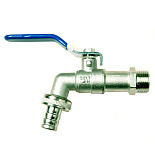 Kogelkraan -aftap-waterkraan 1/2 x 12mm buitendraad