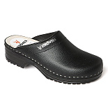 Strövels 303 open zwart PU, 42