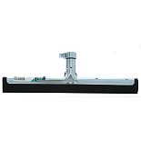 Vloertrekker metaal 35cm zwarte rubber -MM-