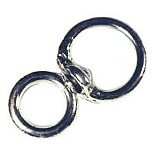 Wervel, glans verzinkt, no.80 8mm
