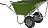 Stal kruiwagen groen PRO 160 L 2 wiel
