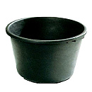 Speciekuip ROND, zwart 40L.