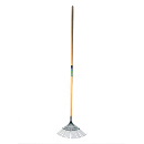 Gazonhark -MM- 22tds ronde tand, met steel 150cm