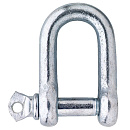 D-sluiting verzinkt, 6mm (1/4)