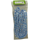 Koetouwen nylon blauw/wit 200cm - 12mm (5 stuks)