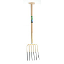 Mestvork 6tds, stift, steel 85cm