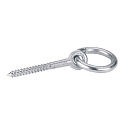 Muurring verzinkt, houtschroef 10mm (2st)