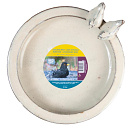 Vogelbad Rond Wit