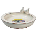 Vogelbad Rond Wit