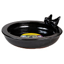 Vogelbad Rond Zwart