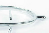 Harry's Horse Sporen knop verchroomd + riem H30