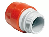 Snelkoppeling 3/4 met uitwendige draad (pvc) op kaart