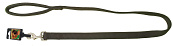 Nylon hondenlijn Soft Protection zwart