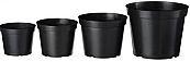 CONTAINER 3 LT ZWART 4 / SET