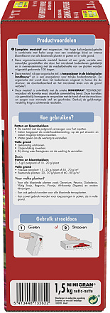DCM Meststof Geraniums & Bloeiende Planten 1,5 kg