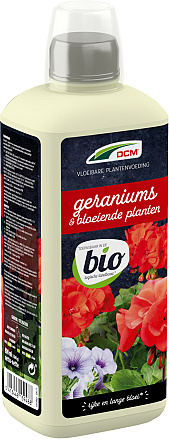 DCM Vloeibare Meststof Geraniums & Bloeiende Planten 0,8 L