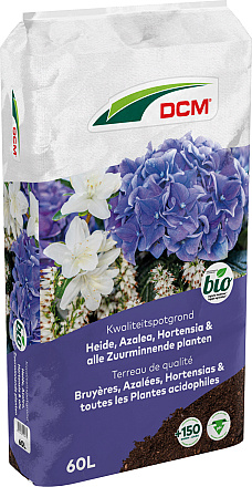 DCM Potgrond Heide, Azalea, Hortensia & alle Zuurminnende planten 60 L