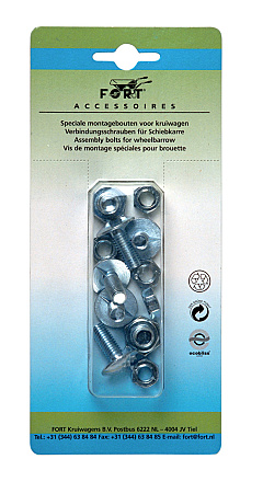Montageset Bouten/Moeren Fort kruiwagen