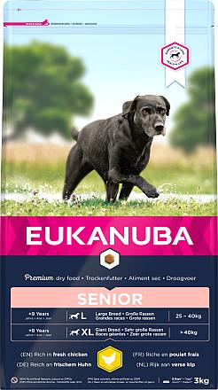 Eukanuba Hondenvoer Senior L/XL Chicken<br> 3 kg