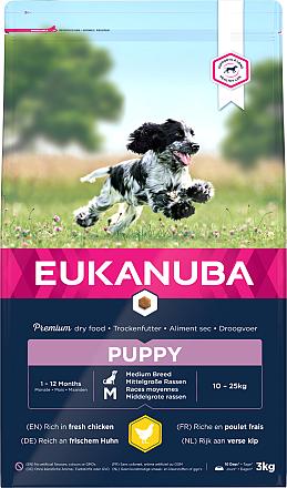 Eukanuba hondenvoer Growing Puppy Medium Breed 3 kg