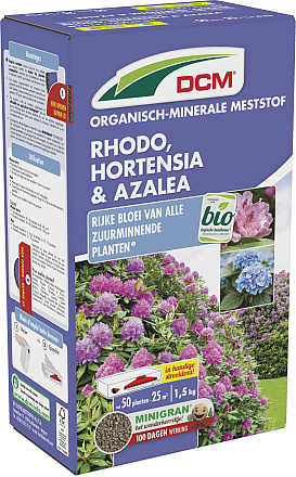 DCM Meststof Rhodo, Hortensia & Azalea 1,5 kg