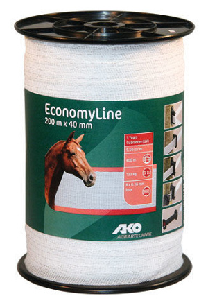 AKO EconomyLine schriklint wit 4cm-200m