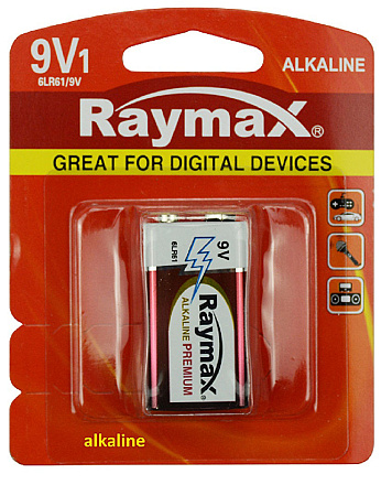 Batterij Alkaline 6LR61 (E) 9V x1st.