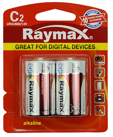Batterij Alkaline LR14 (C) 1.5V x2st.