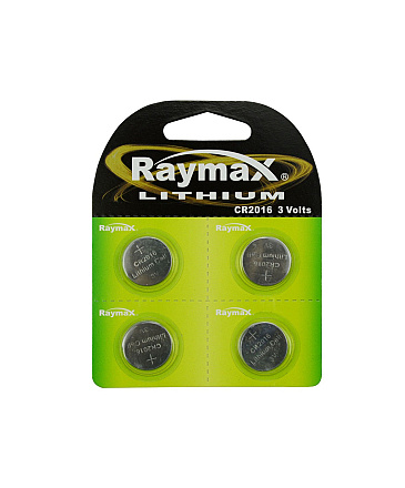 Knoopcel batterij 3V. CR2016 (4 stuks)