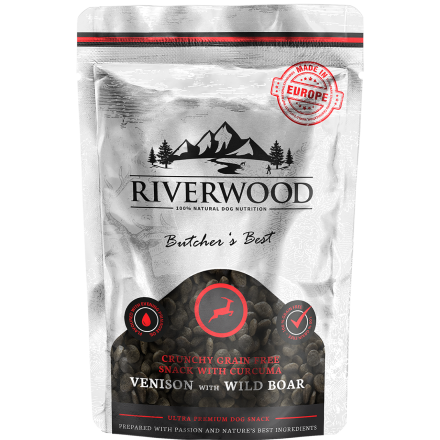 Riverwood Butchers Best Venison & Wild Boar crunchy 200 gr