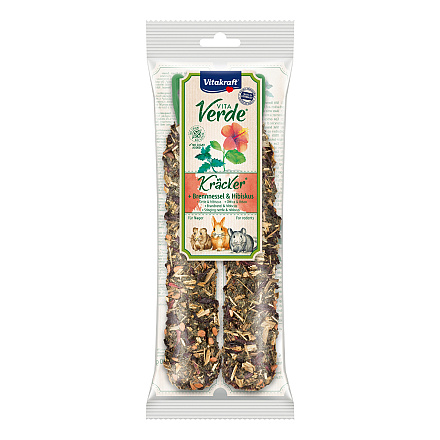 Vitakraft Vita Verde Kräcker Brandnetel <br>Hibiscus 2 st