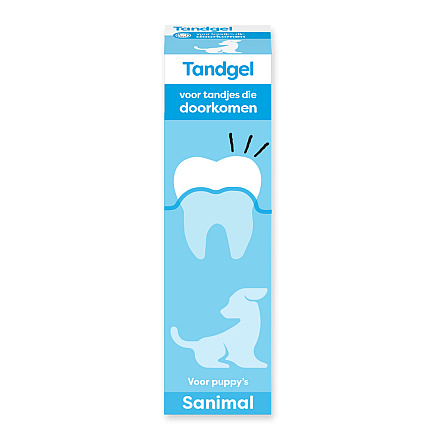 Sanimal Tandgel voor Tandjes die doorkomen 50 gr