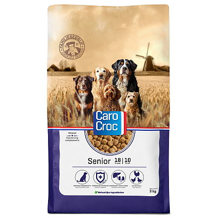 CaroCroc Hondenvoer Senior 3 kg